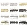 Clock Numerals 3CM Clock Number, Arabic Number Roman Numerals Clock Part Suitable for Home and School Use