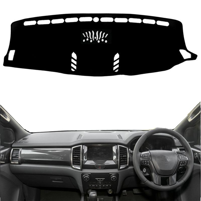For Ford Ranger Everest 2015 2016 2017 2018- Car Accessories Dashboard Cover Dash Mat Pad Center Console SunShade Carpet Rug