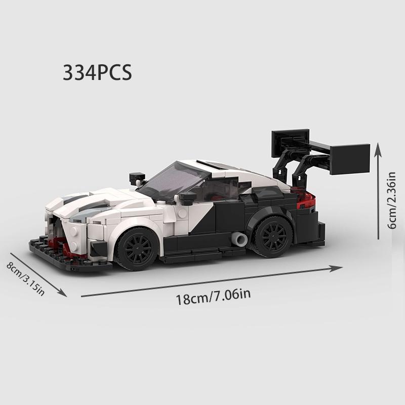 

MOC Technical Racing Sports Car Vehicle Speed Racer 370Z Time Attack TT Building Blocks Brick Sets Supercar Toys Boys