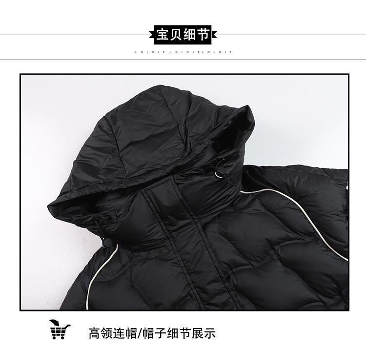 Winter new versatile hooded short jacket with thick fleece for women
