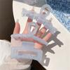 (87 Styles) 2pcs/ Set New Large Jelly Color Hair Clip Acrylic Hair Claw Shark Clamp For Women Girls Fashion Summer Updo Headwear Hair Accessories
