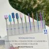 Tungsten Steel Nail Drill Set with Ceramic Grinding Heads for Cuticle Removal and Nail Polishing