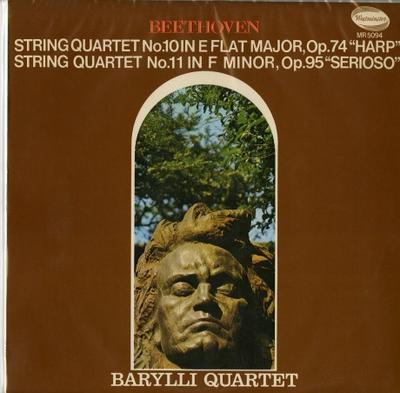 LP Record BARYLLI QUARTET - Beethoven: String Quartet No.10, St MR5094 WESTMINSTER 1965 Japan Obi Classical Used