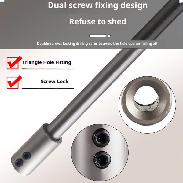 Multipurpose Drill Bit Extension Rod For Battery Drill Secure Triangular Connection Triangular Adapter Extension Rod