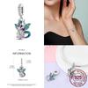 Copper Dragon Firefly Butterfly Puppy Heart Plane Travel Charms Fit Original Bracelet Zircon For Women Gift Gift