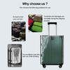 Durable Full Transparent Luggage Protector Cover Dustproof PVC Suitcase Cover Protector Waterproof Luggage Cover