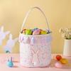 Easter Baskets Easter Bunny Cloth Bag Empty Rabbit Basket For Candy For Kids Boys Girls Chocolate Candy Toys Snacks Stuffers