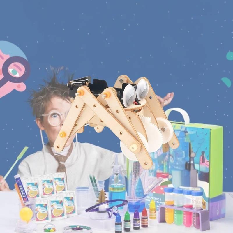 Lernendes Holz-DIY-Insektenroboter-Bastelset für Kinder Wissenschaftsexperiment