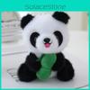 Adorable Bamboo Panda Plush Toy Keyring Key Chain Backpack Pendant Kids Gift