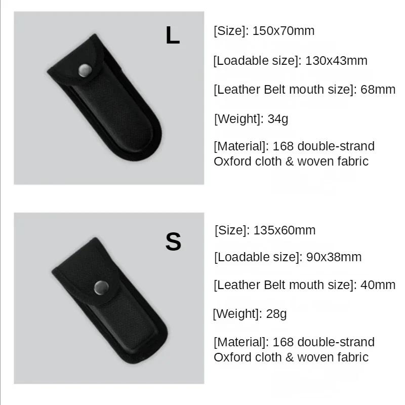 Mann EDC Taktische Messer Abdeckung Taschen Nylon Oxford Set Klappmesser Verpackung Nylon Hülle Geschenk Messer Set Zange Scheide Tasche