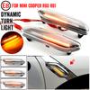 LED Dynamic Turn Signal Light For Mini Cooper R60 Countryman R61 Paceman Side Marker Flashing Indicator Flowing Water Blinker
