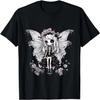 Tarot Card Crescent Moon And Cat  Graphic T-Shirt