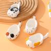 Creative Cartoon Ceramic Taste Plate Household Cute Kitten Dipping Plate Chopstick Rack Spoon Holder Hot Pot Sauce Plate Vinegar Plate