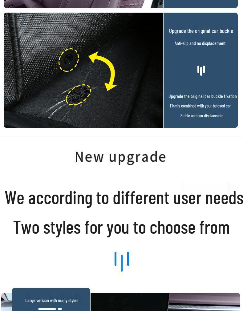 Xiaopeng P7+ Double Layer Full Coverage Floor Mats for Interior Decoration and Modification