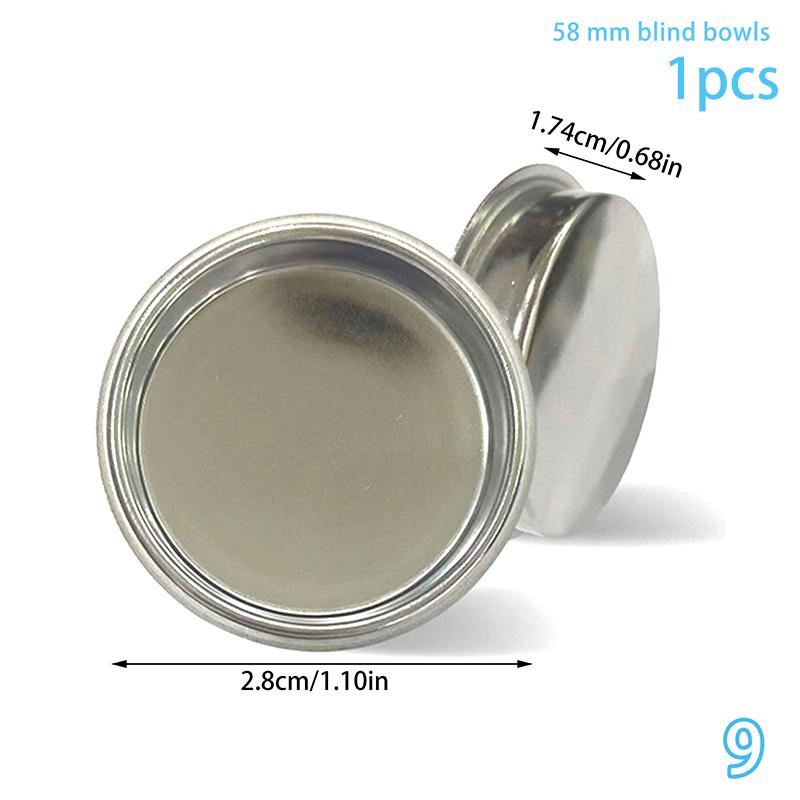 51/54/58mm Náhradní košík kávového filtru Nerezový bezdnový portafiltr Espresso filtrační příslušenství Baristický nástroj