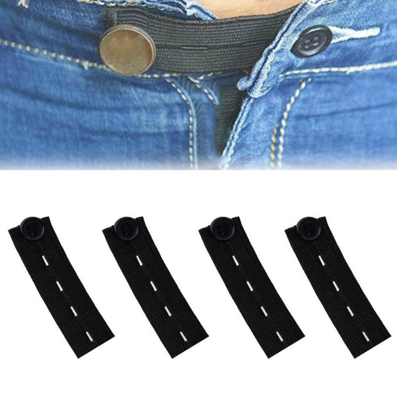 Set da 3 pezzi Estensori Vita Elasticizzati Espansore Vita Regolabile per Uomini e Donne Jeans Pantaloni Estensore Bottone Accessori Abbigliamento Fai da Te