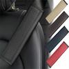 Leather Safety Belt Cover Seat Belt Padding Pad Shoulder Cushion Strap Safety Belt Shoulder Cover