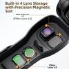 With Lens Filter Slots Full Body Protective Cover Flip Cover Storage Case for DJI Osmo Pocket 3/4
