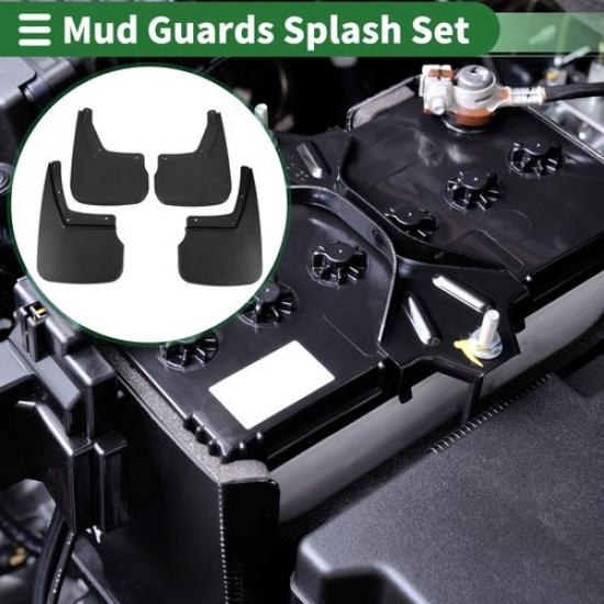 Mud Flaps Splash Guards For Chevrolet Suburban/Tahoe 15-19 W/ Mount Accessories