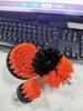 2/3.5/4'' Electric Scrubber Brush Drill Extension Rod All Purpose Cleaner Car Detailing Brush Tool Rim Brush Set Car Cleaning