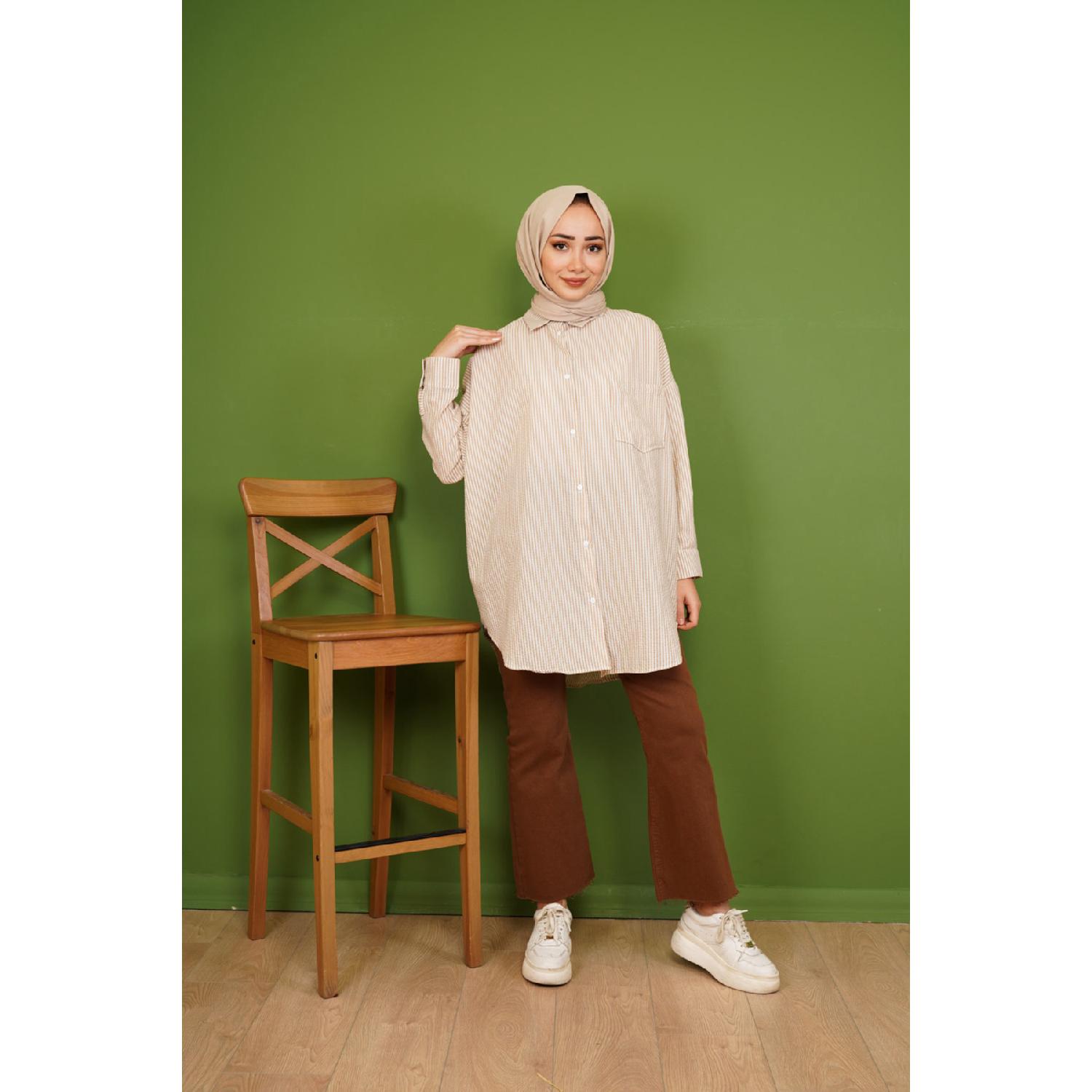 

Полосатая рубашка «Арлекин»