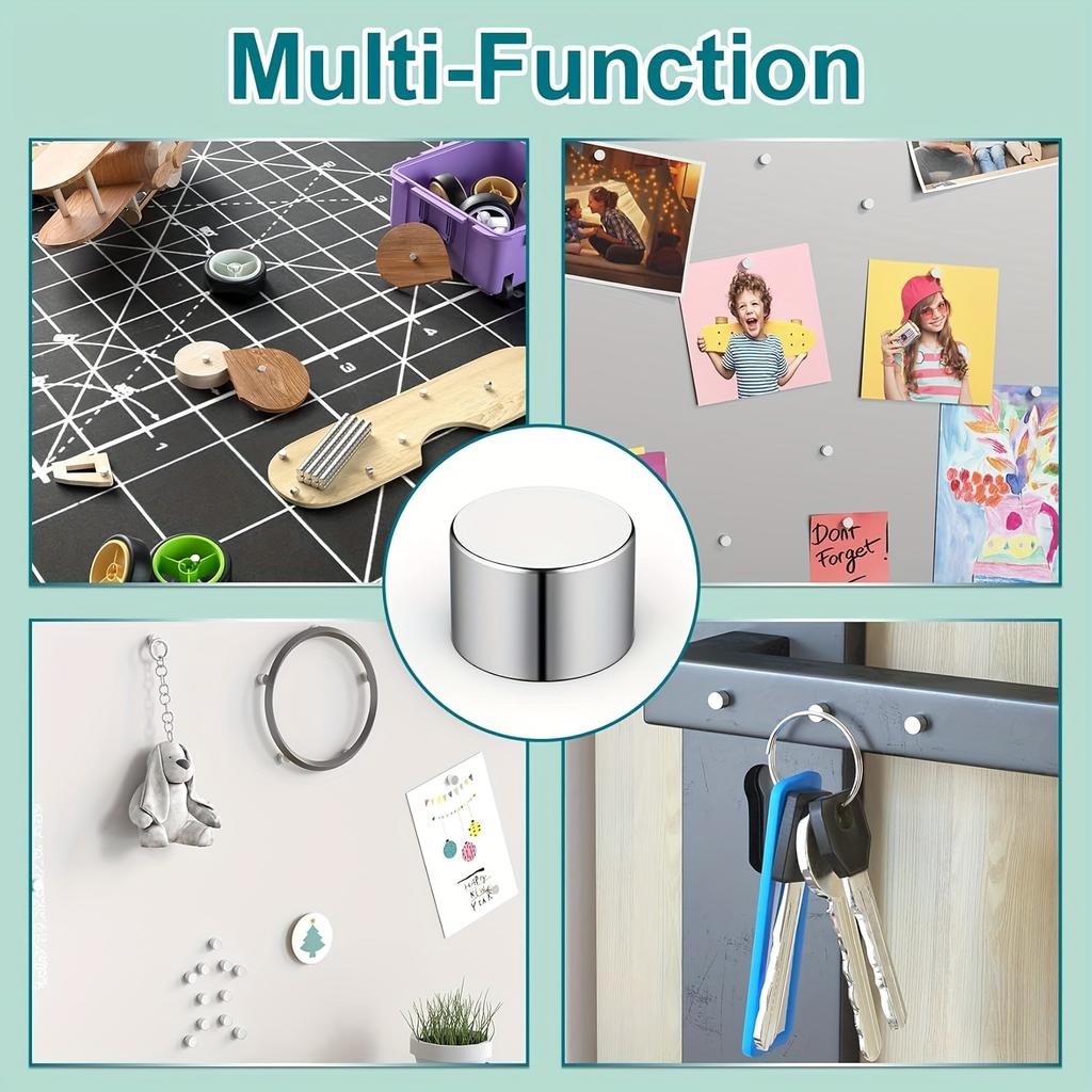 20/50/100pcs 5x1mm Tiny Magnets, Ultra-Thin Small Round Disc Magnets for DIY Crafts, Precision Models, Repairing Glasses