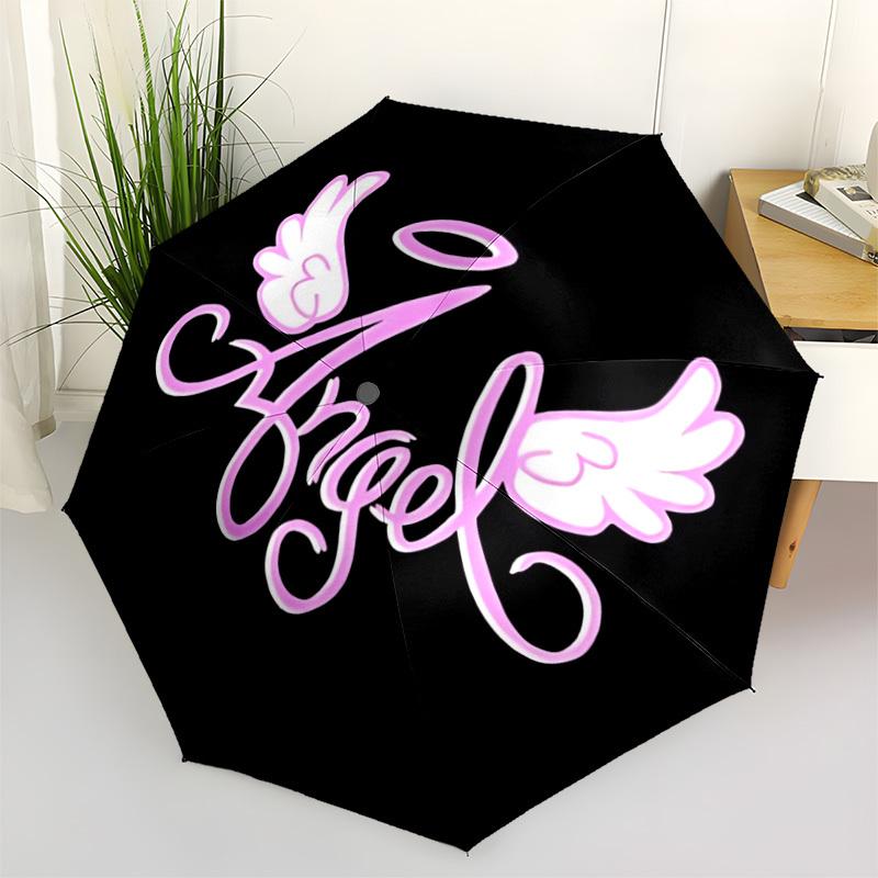 

1pc Angel Wings Automatic Umbrella Portable Home Essential Umbrella, Iron Umbrella Structure Suitable for All Seasons yy251123148