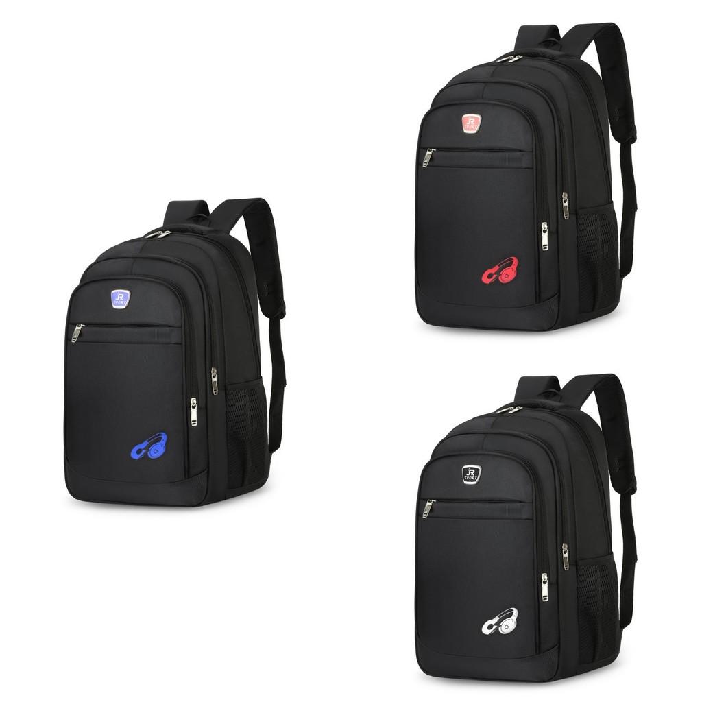 Print Pattern Earphone Travel Backpack Breathable Schoolbag Casual Fashion Gift