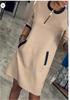 2025 V-neck Seven-Sleeve Casual Dress