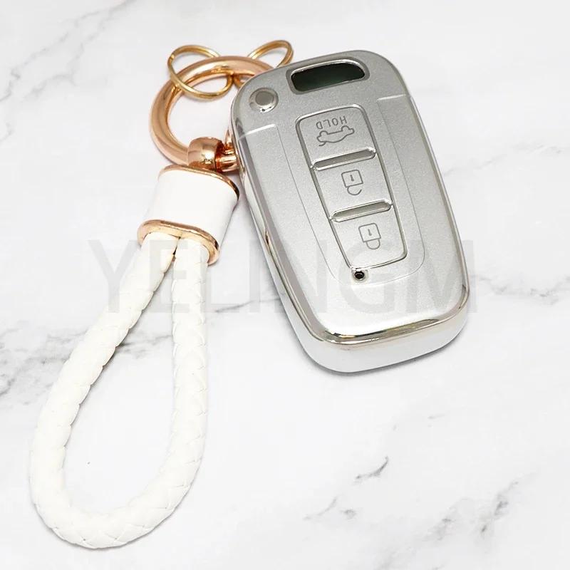 Tpu Key Case Cover 3 4 Buttons Fob For Hyundai Ix35 Elantra Sonata 8 9 For Kia Sportage K5 K2 Sorento Optima Forte 2011-