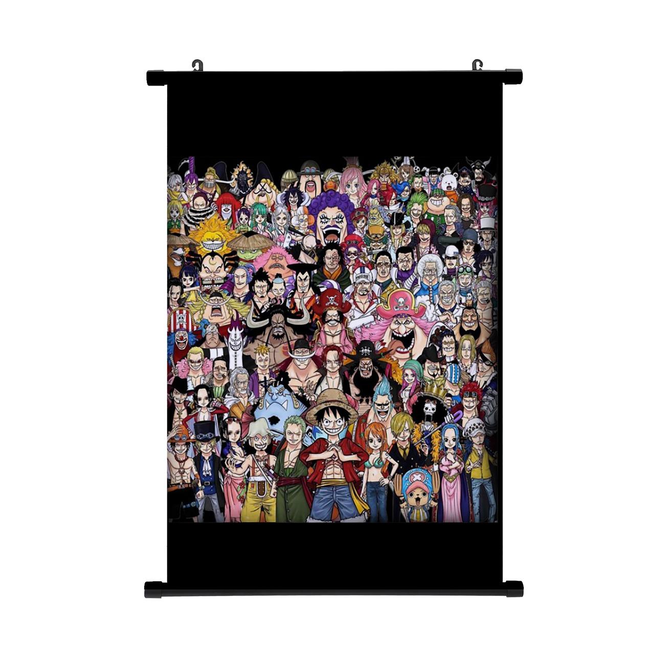 

Аніме Ван Піс Ніка Луффі Постер Зоро Санджі Ейс Настінний Скрол Картина HD Діти Мода Домашній Декор Подарунки 30*45cm кислота зелений колір