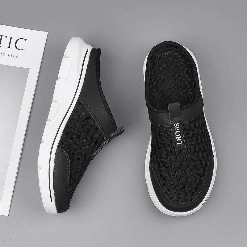 Summer Women's Large Size Half Slippers Ultra-light Indoor and Outdoor EVA Slippers Home Men's Slippers