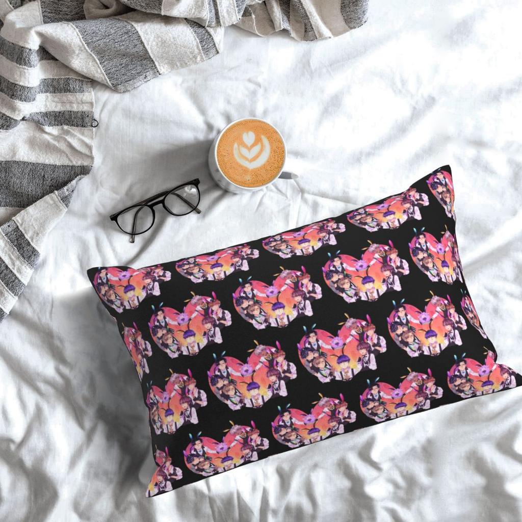Bunny Event Obey Me Rectangle Pillowcase Cushion Cover Decorative Bedroom Bed Home Comfort Throw Pillow