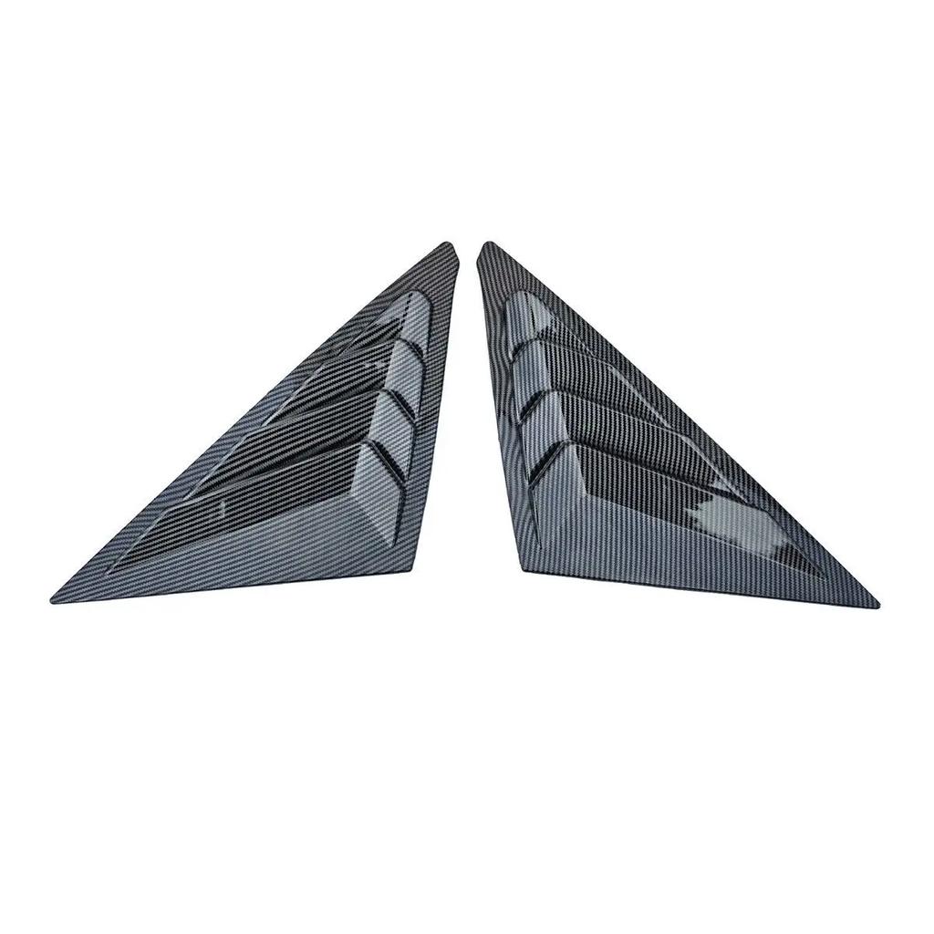 Car Rear Louver Window For Honda Civic 11th Hatchback   2024 2025 Side Shutter Air Vent Scoop Shades Cover Trim Blinds