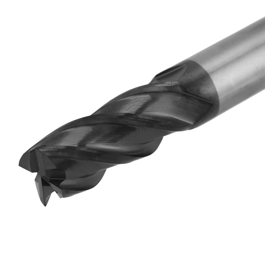 8pcs 212mm 4 Flutes Carbide End Mill Set Tungsten Steel Milling Cutter Tool Kit