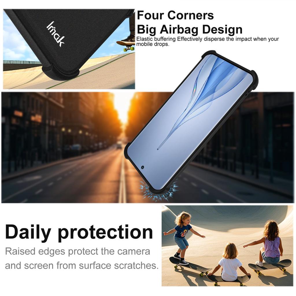 IMAK For TECNO Spark Slim 4G/Pova Slim 5G Case TPU Phone Cover Airbag Shockproof Protection