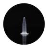 Disposable Plastic Centrifuge Tube with Screw Cap, Conical Bottom, Transparent, Laboratory Use