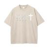 Christian T-Shirt for Men God Is Good Tee Short Sleeve Graphic Letter Printed Cross Religious Quote Casual Top Christian