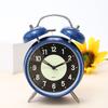 Battery-powered Round Nighttime Luminous Alarm Clock For Bedroom Table