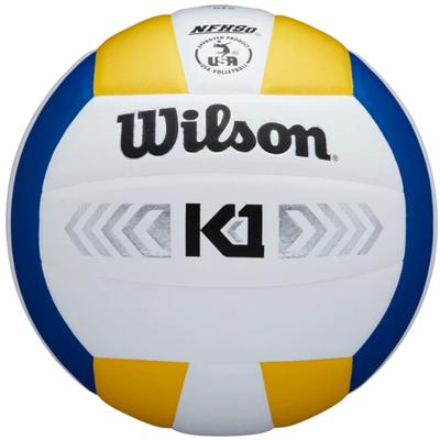 Wilson K1 Silver Volleyball, Unisex White Volleyball