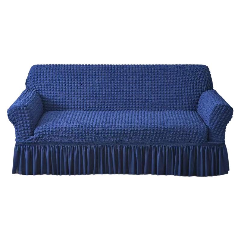 Seersucker Sofa Cover Universal All Inclusive Elastic Sofa Cushion Four Season Universal Dust Proof Sofa Cover