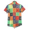 Munsing Wear Reyn Spooner Collaboration Original Lahaina Pattern Short Sleeve Polo Shirt Women Used