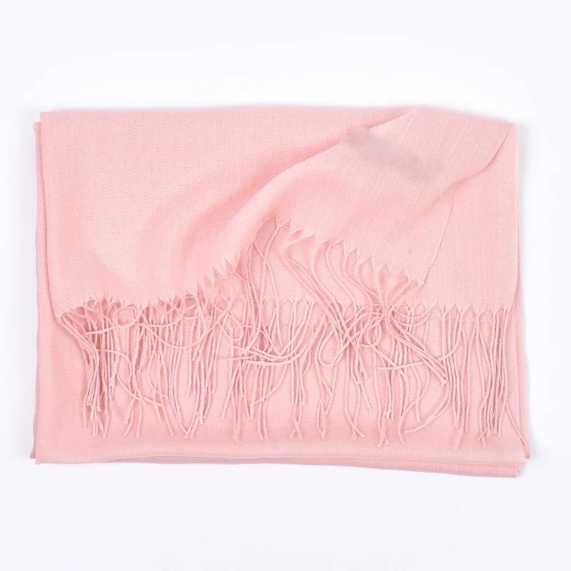 Solid Color Imitation Cashmere Scarf New Autumn Winter Solid Color Scarf for Both Men Women 100g Single Color Headscarf Shawl