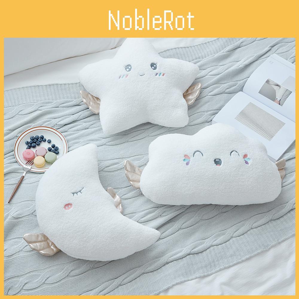 Moon Cloud Star Wing Plush Stuffed Toy Smile Doll Pp Cotton Girl Gift Birthday