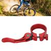Bike Seatpost Clamp Professional 34.9mm Aluminum Alloy Lightweight High Strength CNC Machined Quick Release   Seatpost Clamp