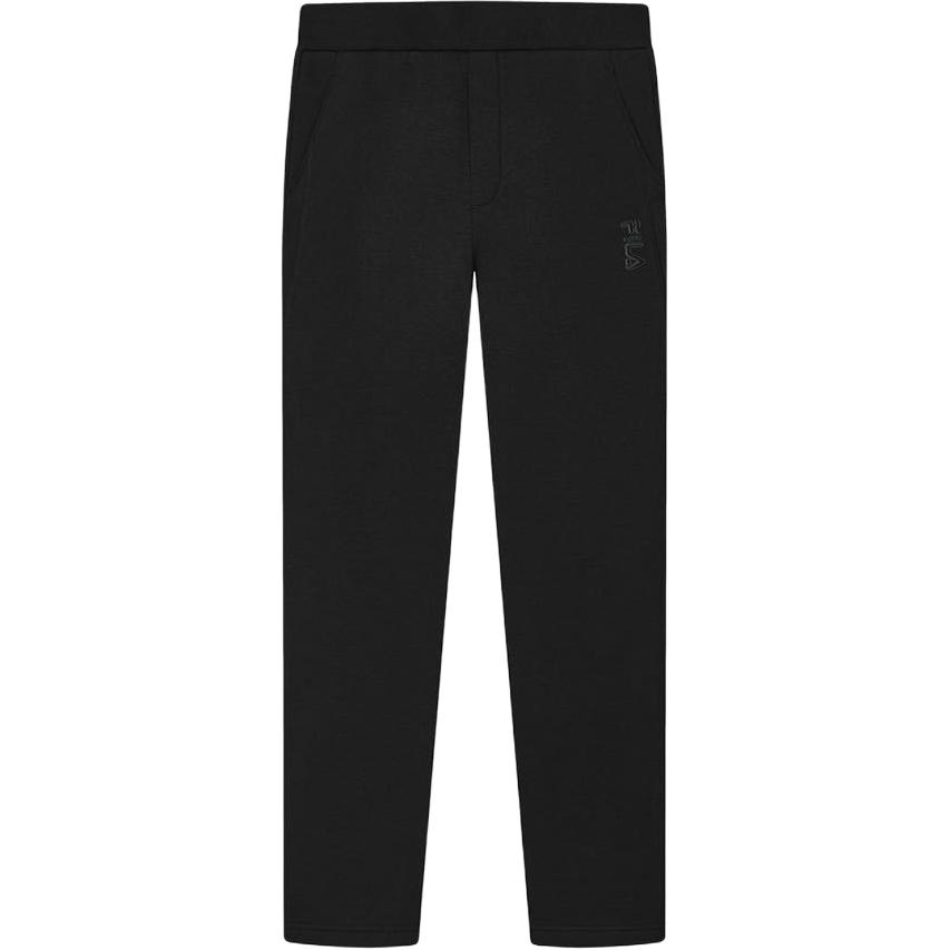 Fila Heritage Series Fashion Comfortable Soft Straight Leg Casual Pants Men Bottoms Black F11M448609F-BK