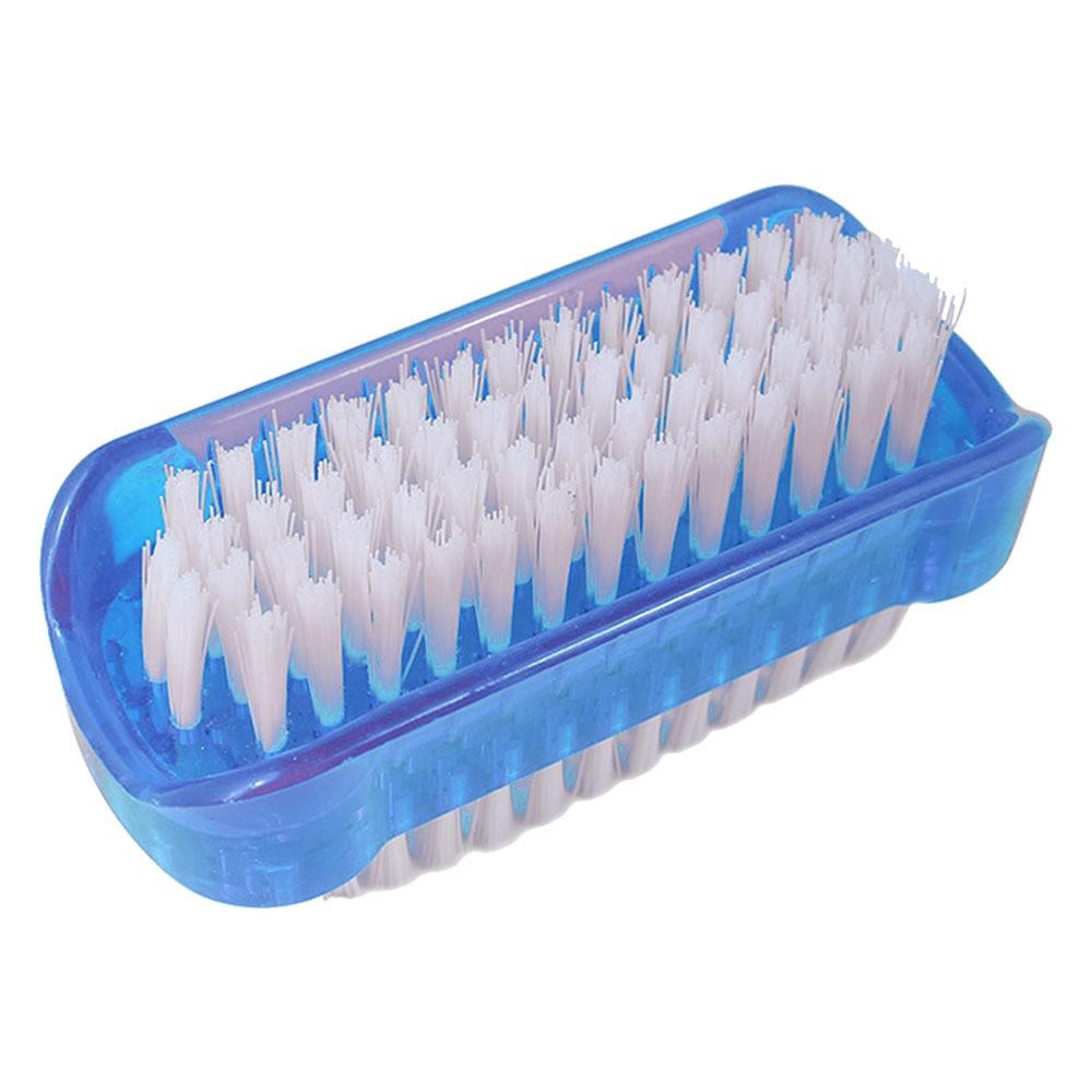 Double Sided Cleaning Brush Plastic Brush Nail Tools