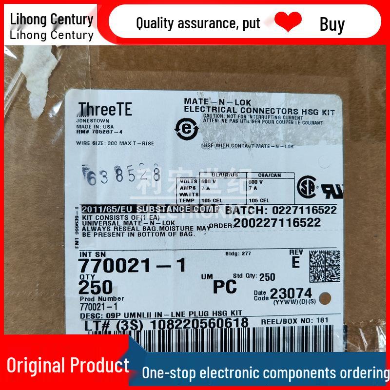 9-Pin 6.35mm Pitch Connector Housing 770021-1 by TE Tyco AMP