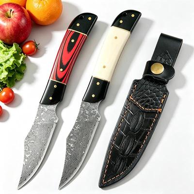 Damascus Steel Knife Handmade Kitchen Knife Ultra-Sharp Knife for Meat Cutter Tool