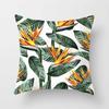 Summer Decor Pillow Cushion Cover Palm Leaf Green Home Decor Pillow Cover Tropical Plant Cactus Monstera